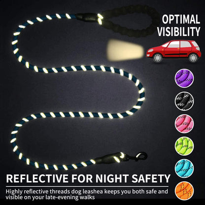 4,9' Reflective dog leash