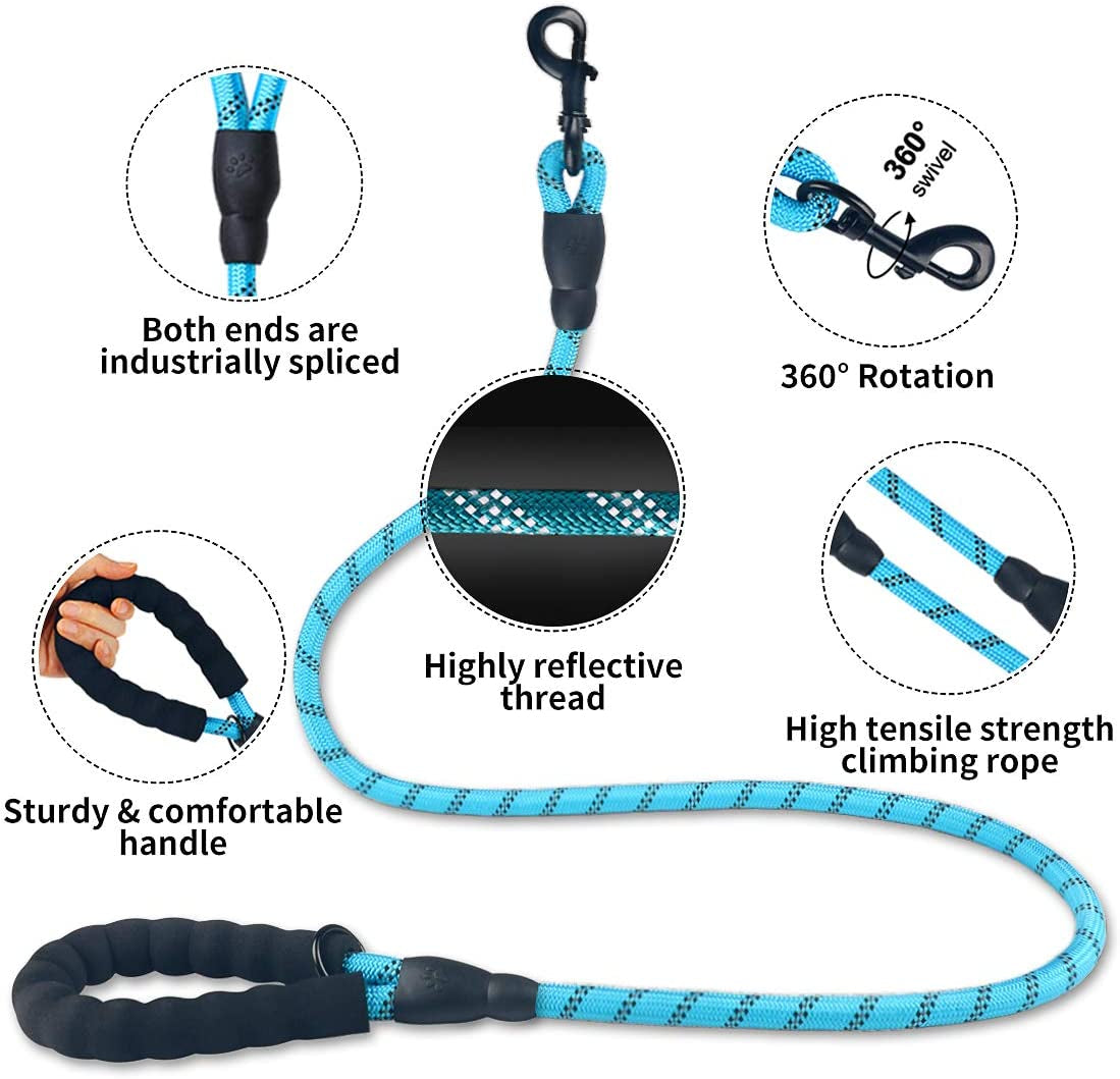 4,9' Reflective dog leash