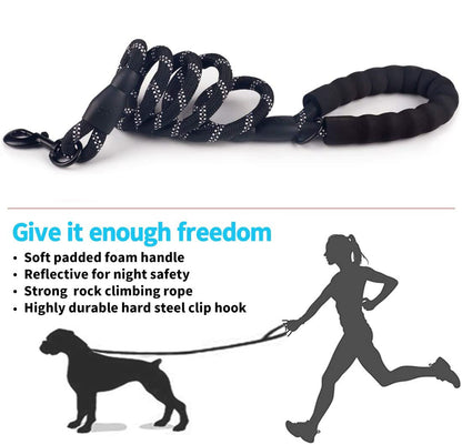 4,9' Reflective dog leash